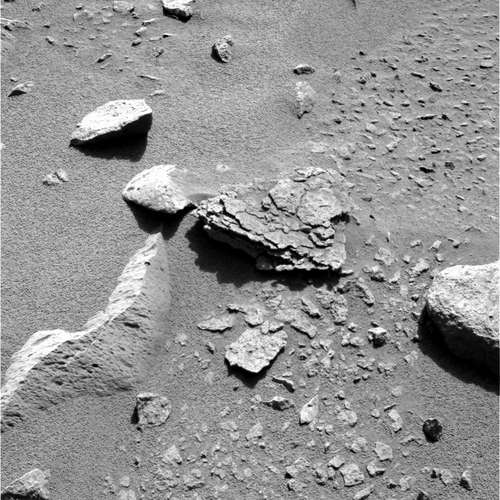 Mars weathering image
